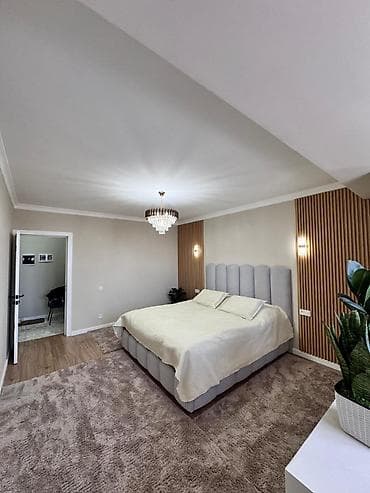 binar: 2 комнаты, 70 м², Кок-Жар мкр Элитка, 3 этаж, Евроремонт — 5