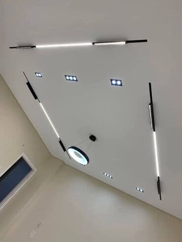 требуются монтажники натяжных потолков: Натяжной потолок 3D потолки, Глянцевое, Матовое Бесплатная консультация, Бесплатный замер, Монтаж — 4