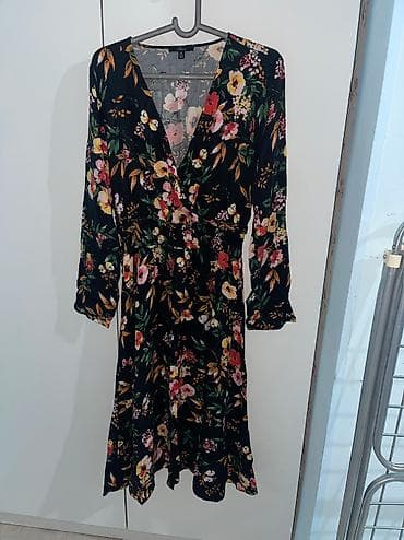 Шубы: Повседневное платье, Турция, Лето, Длинная модель, Вискоза, Турецкое, XL — 1