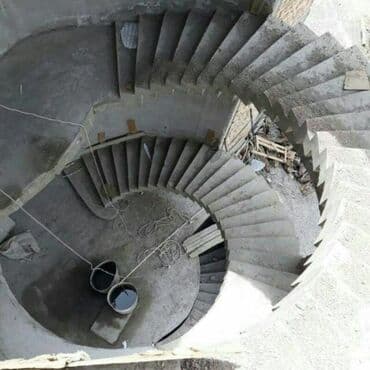 открытый бассейн: Лестница пкич куямиз бетондан — 20