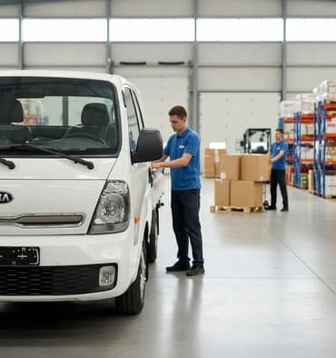 мотоциклы электронные: Легкий грузовик, Kia, Стандарт, 2 т, Б/у — 1