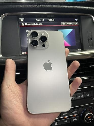 nokia mini: IPhone 15 Pro Max, Б/у, 1 ТБ, Natural Titanium, Коробка, 87 % — 8