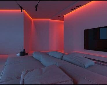 лампы светодиодные цена бишкек: Светодиодная гибкая неоновая лента 220V, Кpacный. Светодиодный гибкий — 9