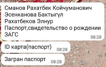 Паспорттор жоголду