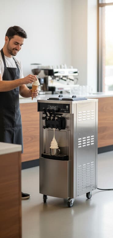 Продаю почти новый аппарат для мягкого мороженого,всё работает отлично