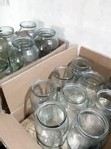 антиквариат: ВСЕ стекло банки советские и разные 70- 80 шт 3л -2л - 1л - — 1