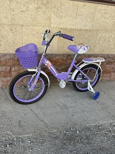 Детская одежда и обувь: Детский велосипед, 2-колесный, 4 - 6 лет, Для девочки, Б/у — 2