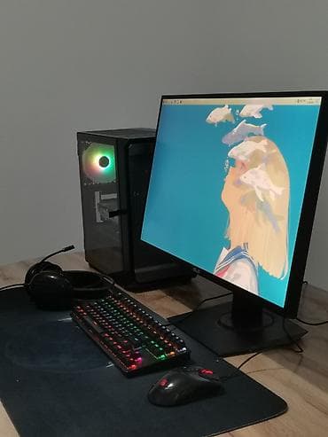 intel i7: Компьютер, ядер - 4, ОЗУ 16 ГБ, Игровой, Новый, Intel Core i7, NVIDIA GeForce GTX 1060, SSD — 1