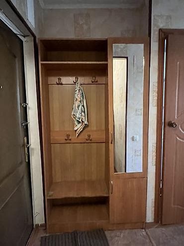 стенка шкаф: Гарнитур для зала, Б/у, Журнальный стол, Шкаф, Диван, Дерево, Самовывоз, Платная доставка, цвет - Коричневый — 2