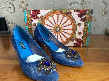 Киреге берилүүчү кийимдер: Бренд Туфли DoI’e GABBANA Каблук 5 см, из Италии привезли . Очень — 2