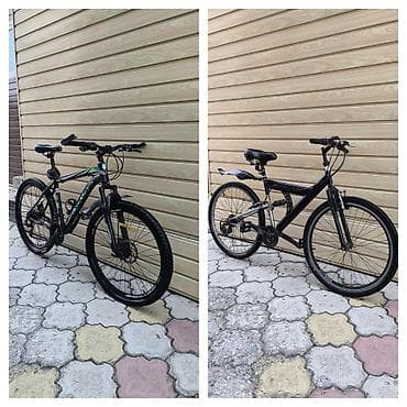 124 w124: Горные велосипеды, 26" цена за два вело16000сом. черный — 1