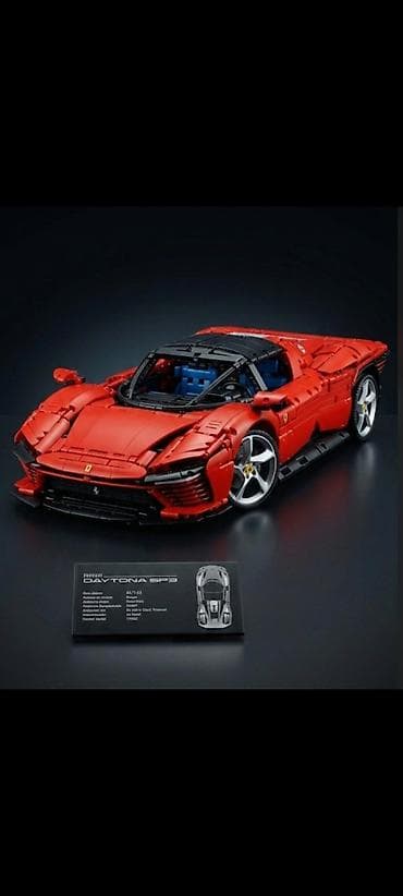 lego batman: Ferrari daytona sp3 3778 деталей lego машинка ferrari сделана из 3.000 — 1