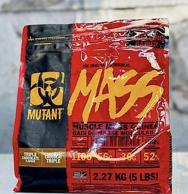 Гейнер Mutant Mass, оригинал 100%, 2.27кг, вкус шоколад, новый