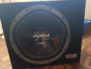 rca: Сабвуферный комплект для авто - Сабвуфер Sony Xplod в закрытом ящике — 1
