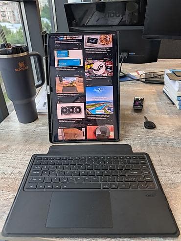 Планшеты: Планшет, Samsung, память 256 ГБ, 14" - 15", Wi-Fi, Б/у, Классический цвет - Серый — 3