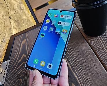 fold 4: Redmi, Redmi Note 13, Б/у, 128 ГБ, цвет - Голубой, 1 SIM, 2 SIM — 5