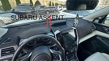 чехол субару: Алькантара Накидка на панель Subaru, цвет - Черный — 5