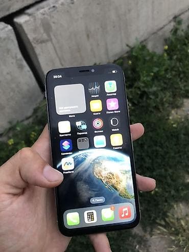 ipad 4 mini: IPhone X, Б/у, 64 ГБ, Серебристый, Защитное стекло, 100 % — 2