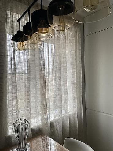 гардины: Полупрозрачные шторы/тюль в современном стиле - Материал: легкая — 2