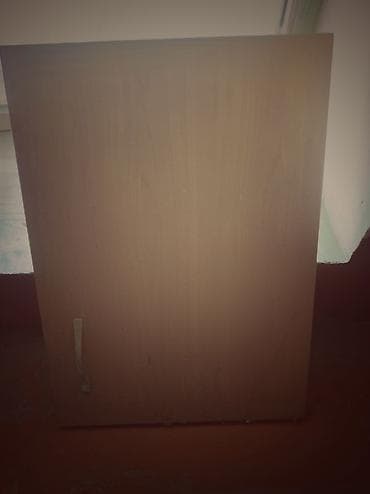 пб 2000: Межкомнатная дверь, Б/у, Глухие, Одностворчатая, Деревянная, Распашная, Хайтек, цвет - Коричневый — 2