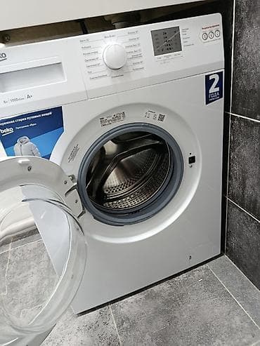 washing machine: Стиральная машина Beko, фронтальная загрузка - Загрузка: 6 кг — 1