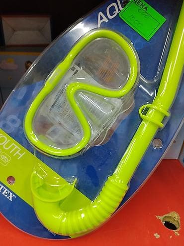 плавания: Набор для плавания и снорклинга Intex AQUAFLOW Youth - Комплектация — 2