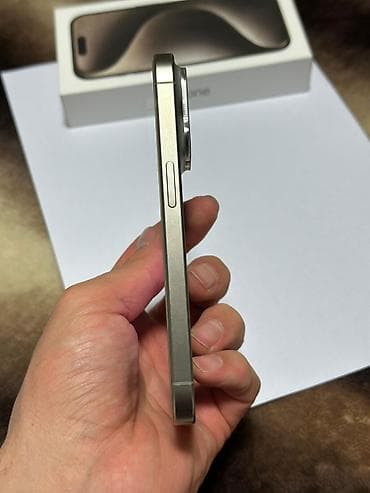 пйфон 15 про: IPhone 15 Pro, 256 ГБ, Natural Titanium, Коробка — 3