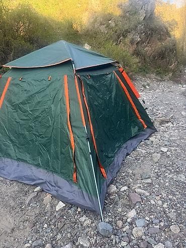 лотка надувной: Палатка для пикника на 4-6 человека + небольшой стол с двумя стульями — 2