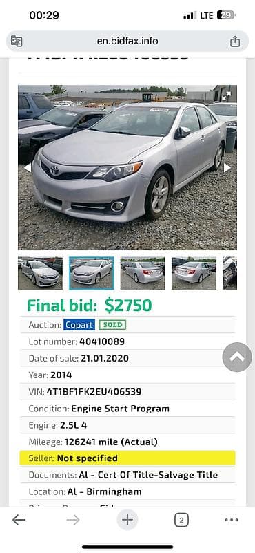 es 200: Toyota Camry: 2014 г., 2.5 л, Автомат, Бензин, Седан — 9