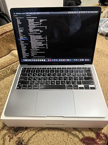 macbook m3: Ультрабук, Б/у, Apple M1, ОЗУ, RAM: 8 ГБ — 1
