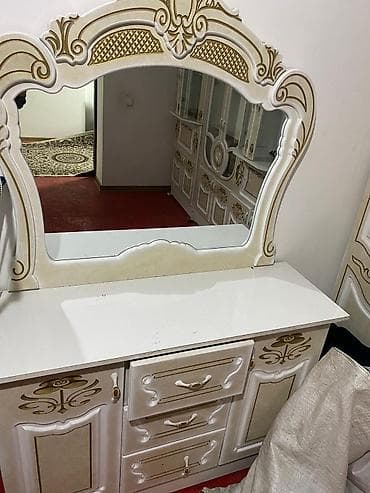 детскую кроватку кроватка к: Спальный гарнитур, Шкаф, МДФ, цвет - Бежевый — 3