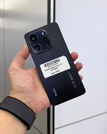 Техника и электроника: Redmi, Redmi Note 14, Б/у, 128 ГБ, цвет - Черный, В рассрочку, 2 SIM — 2