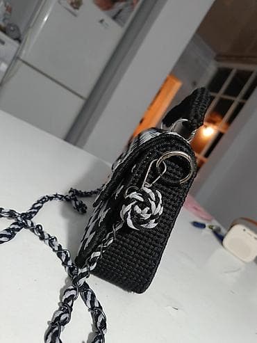 чехол для стульчика: Женская сумка из полиэфирного шнура ручной работы. Основные — 3