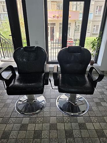Мойка парикмахерская с креслом, кресла, стул на колёсиках макияжное — 4