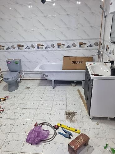 канализация сантехник: Сантехника жумуштарын жасайбыз Монтаж и подключение сантехнического — 5