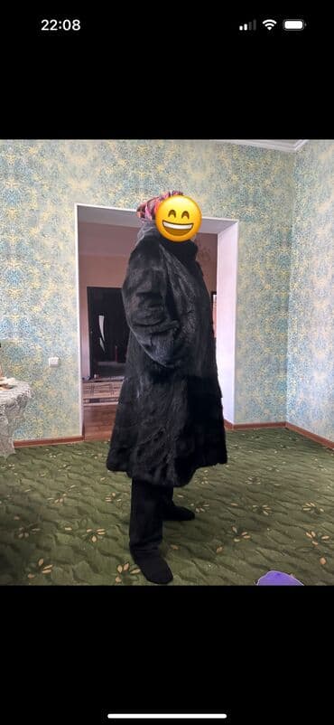 куплю норковая шуба бишкек: Шуба, Норка, Узун модель, Капюшону бар, 4XL, 5XL, 6XL — 1