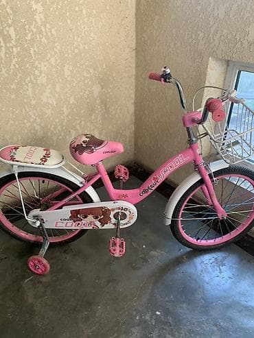 20: Детский велосипед, 2-колесный, 6 - 9 лет, Для девочки, Б/у — 3