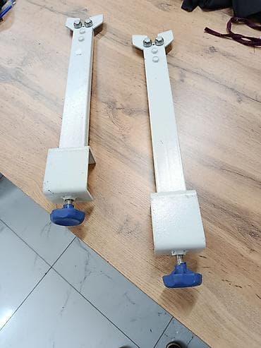 зажым: Пара металлических упоров‑фиксаторов для мебели/станков/кондукторов — 1