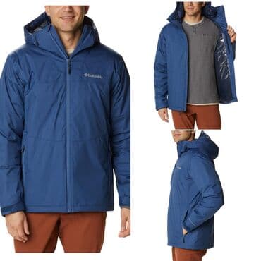 Мужская одежда: Мужская куртка, 8XL, Columbia, Новый, цвет - Синий, Самовывоз — 1