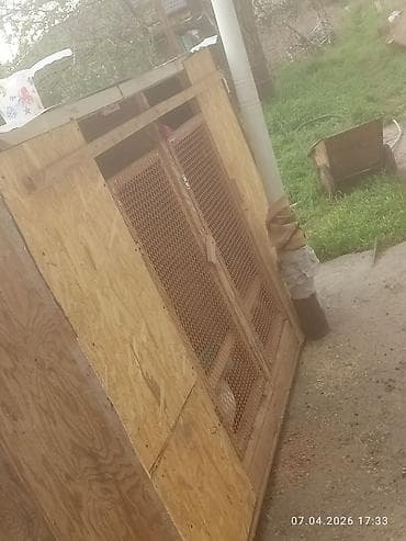 жугору бишкек: Уличный вольер/клетка для птицы (кур, уток, цыплят) - Конструкция из — 1