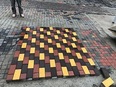 osb лист: Прессованная брусчатка, город Ош — 1