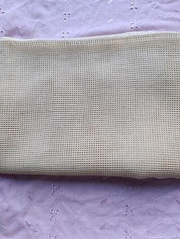 Килемдер жана паластар: Канва для вышивки крестом хлопок, отрезы разной длины. Цена за 1м- — 3