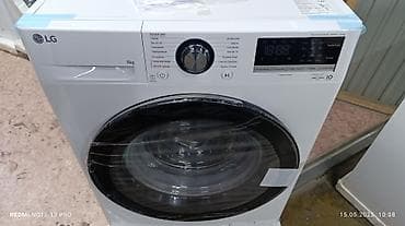 газ таганок: Кир жуучу автомат машина, Жаңы, LG, 8 кг чейин, Фронталдык, Дүңүнөн — 9