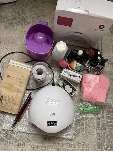 Аппарат для маникюра/педикюра + UV/LED-лампа для ногтей Комплект: - — 7