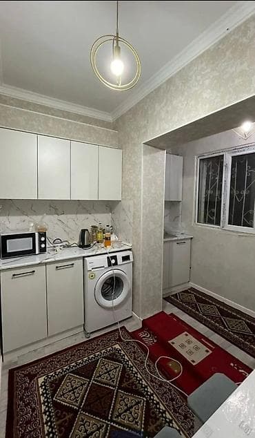 flat osh: 2 комнаты, 65 м², 12 мкр 105 серия, 1 этаж, Евроремонт — 1