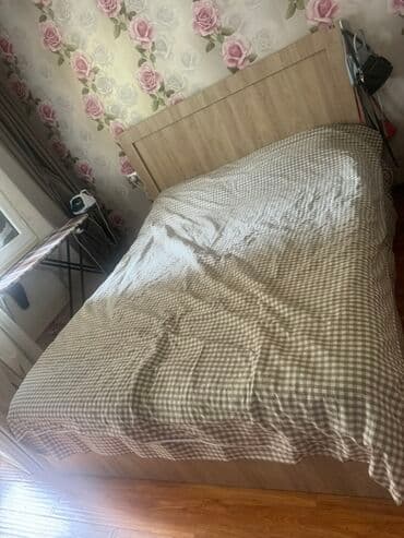 кровать взрослых: Эки кишилик керебет, Without a mattress, узуну - 200 см — 2