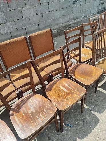 chair table: Стул для зала, Б/у, Дерево — 3