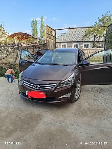 Унаа: Hyundai Solaris: 2016 г., Автомат, Бензин, Седан — 1