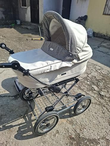 Башка товарлар: Коляска-люлька для новорождённого - Классическая люлька на — 4