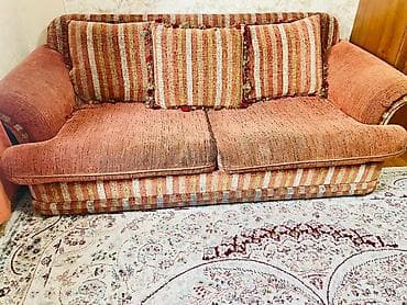 расклад: Комплект мягкой мебели, цвет - Оранжевый — 1